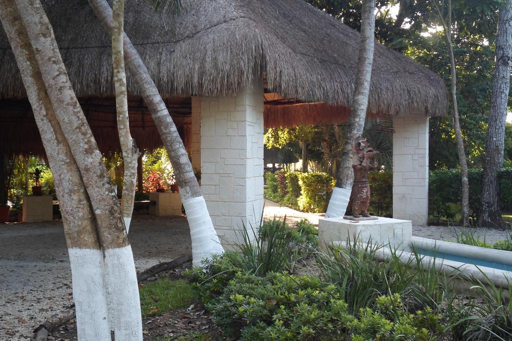 Hotel Rancho Encantado Bacalar Bagian luar foto